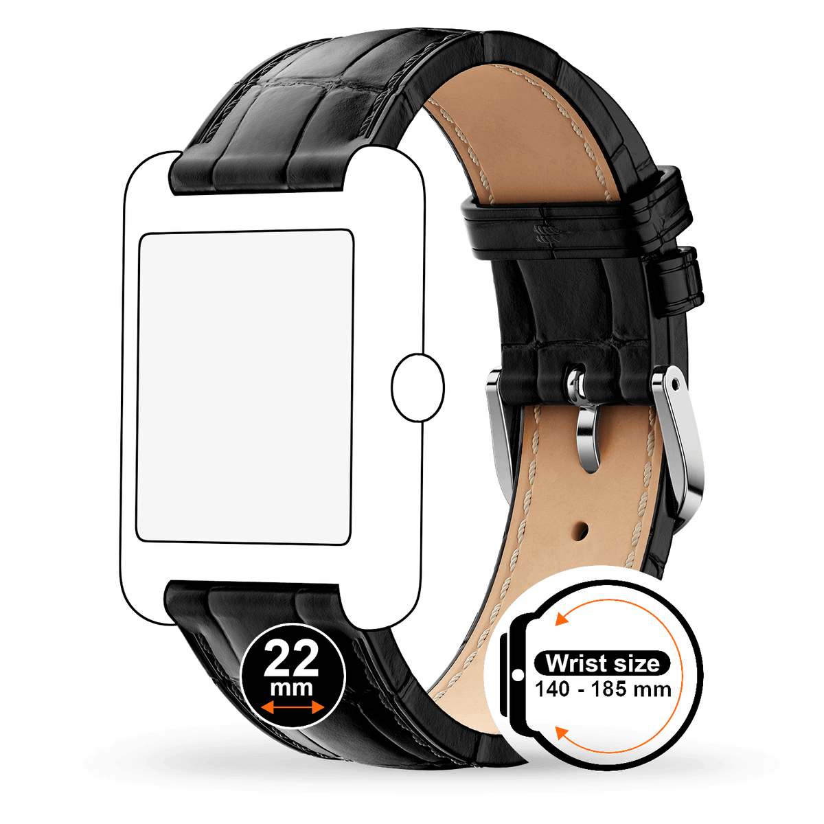 Band leather (22mm)