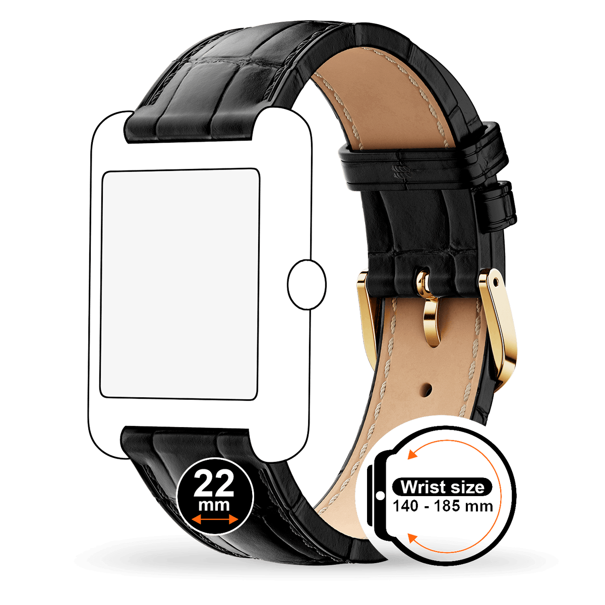 Band leather (22mm)