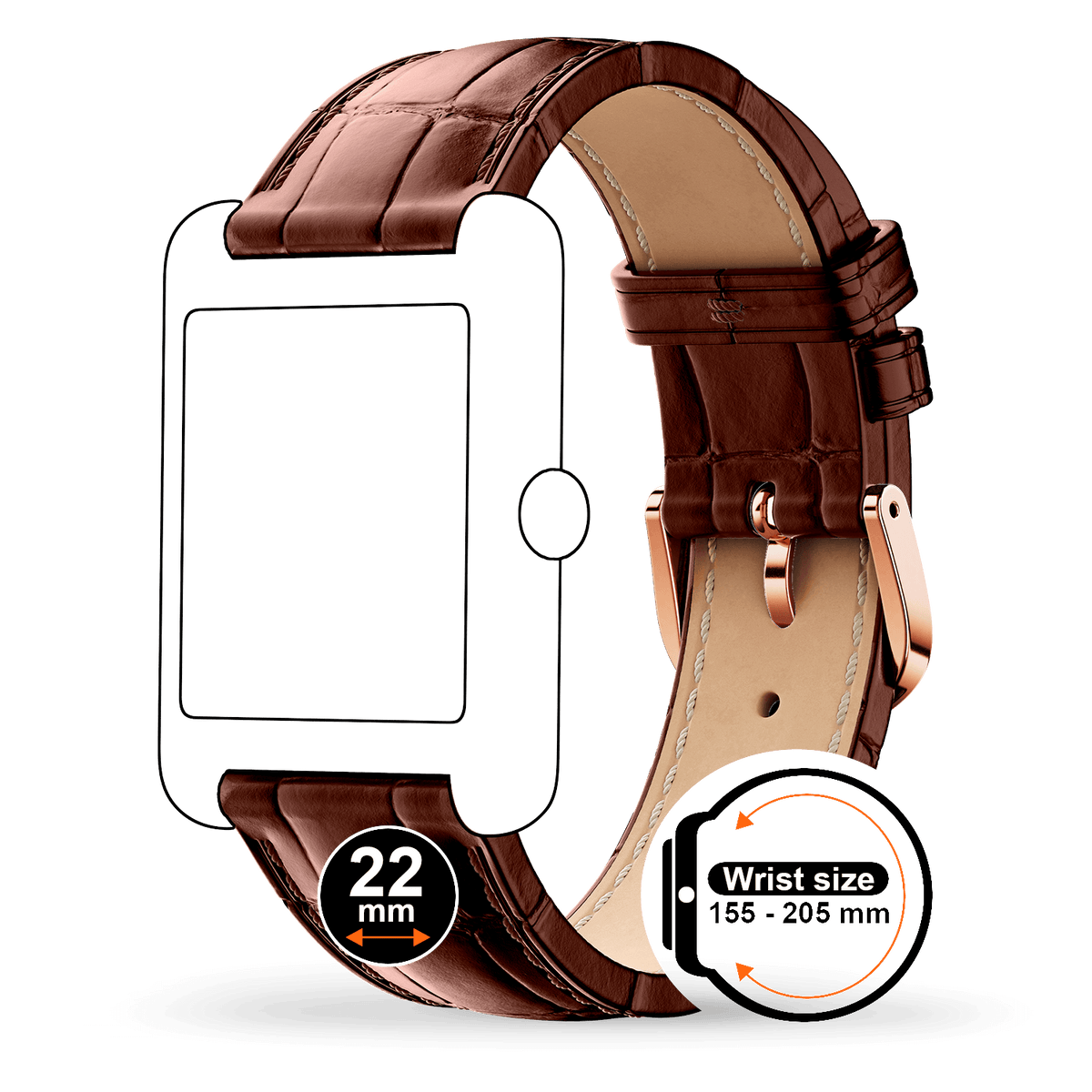 Band leather (22mm)