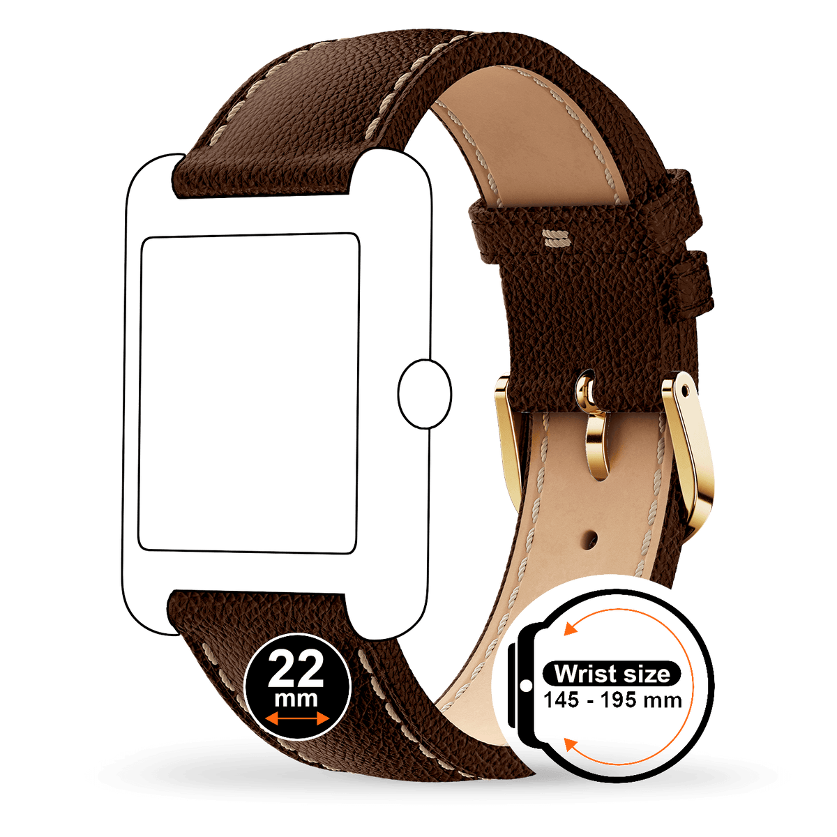 Band leather (22mm)