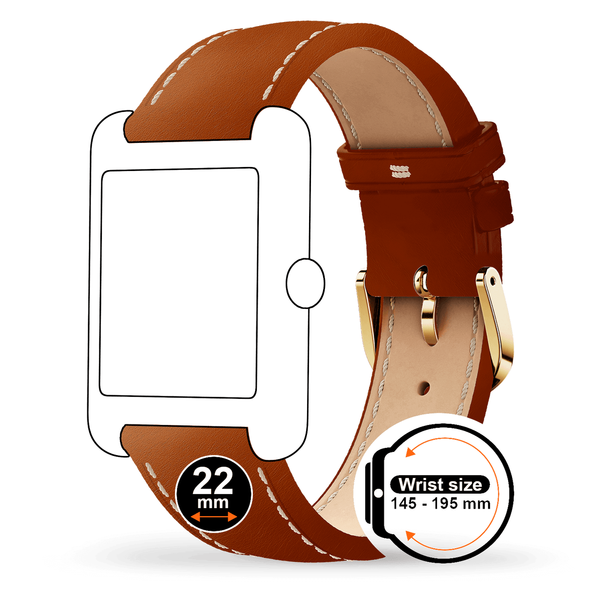 Band leather (22mm)