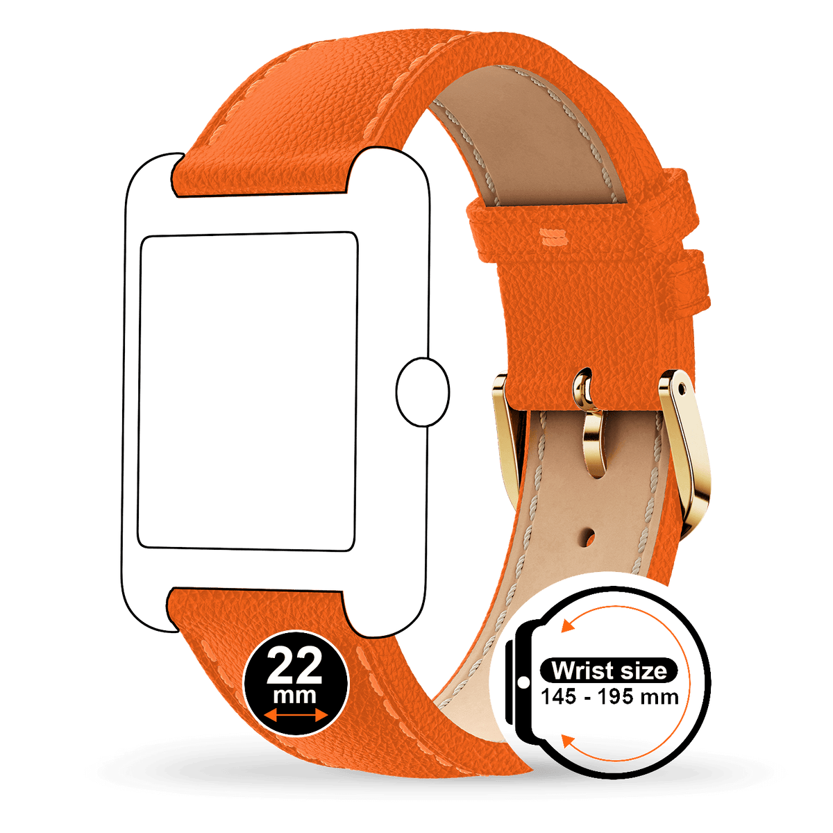 Band leather (22mm)