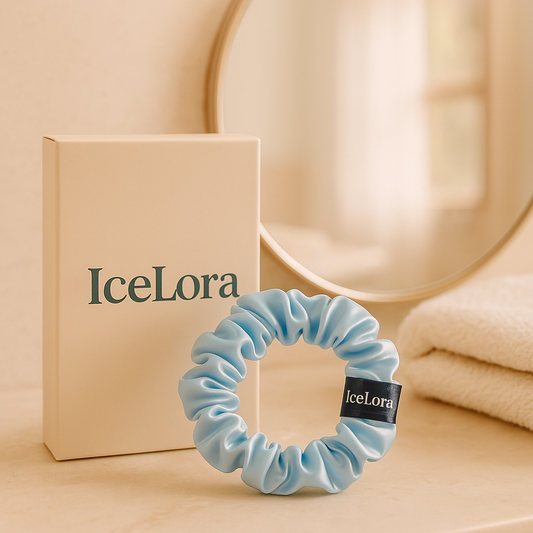 IceLora™ Premium Scrunchies – Smooth, Stylish & Gentle on Hair
