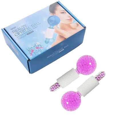 2PCS Ice Roller Balls for Face Cooling Massage and Puffiness Relief - Facial Skincare Tools