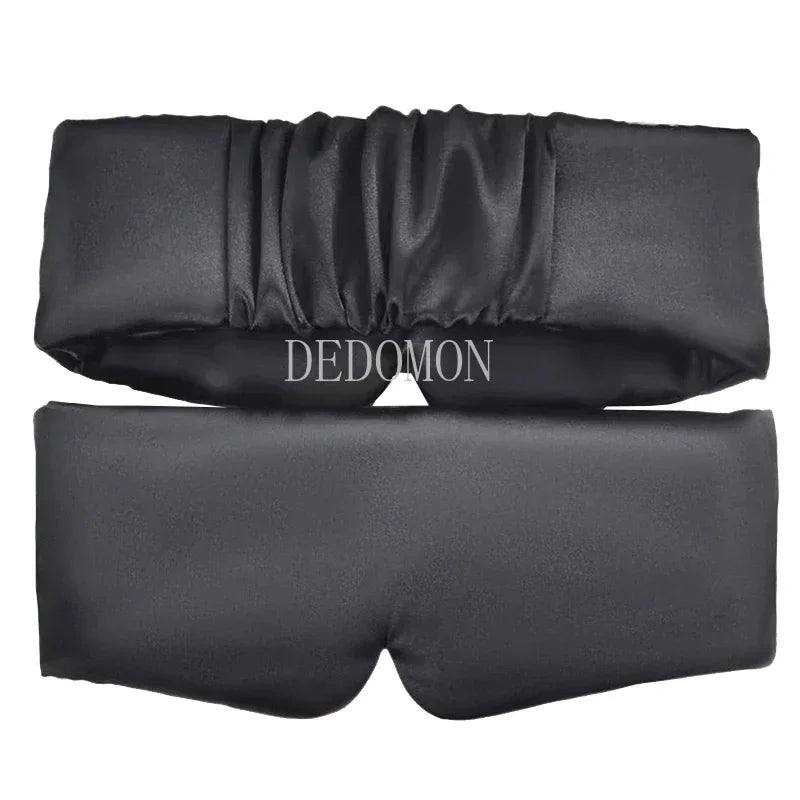 Silk Satin Sleep Mask Comfortable Sleeping Eye Mask Eyeshade Cover Shade Eyes Relax Enlarged Eye Patch Women Men Sleep Health