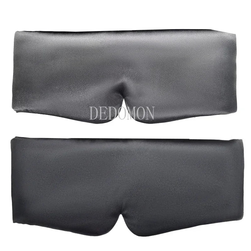 Silk Satin Sleep Mask Comfortable Sleeping Eye Mask Eyeshade Cover Shade Eyes Relax Enlarged Eye Patch Women Men Sleep Health