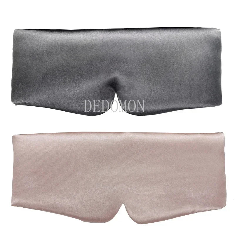 Silk Satin Sleep Mask Comfortable Sleeping Eye Mask Eyeshade Cover Shade Eyes Relax Enlarged Eye Patch Women Men Sleep Health